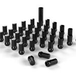 Spline Drive Lug Nut Kit 9/16 Inchx18 Black 36 pcs TeraFlex