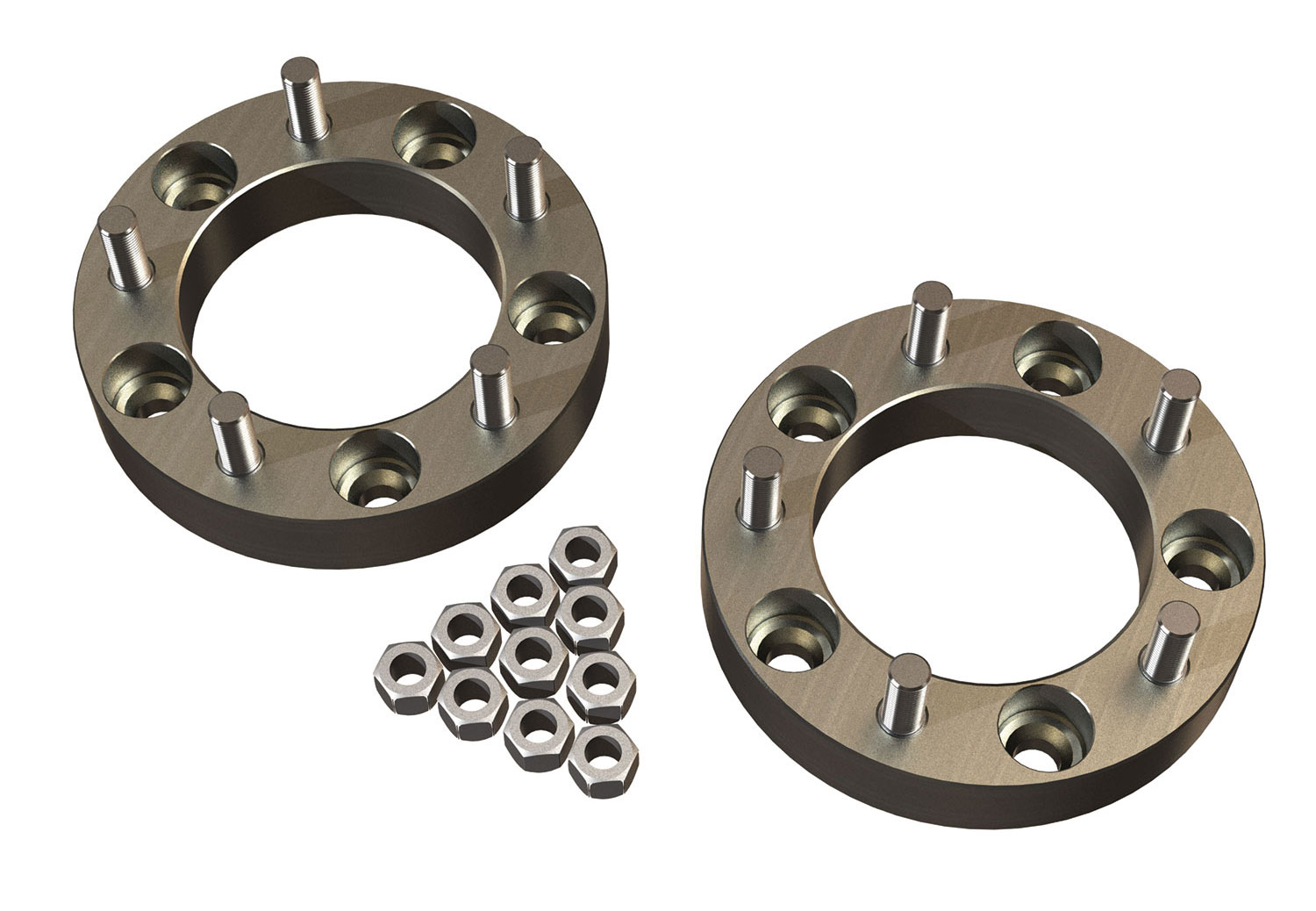1055020-FNNT 1.25 Inch Wheel Offset Adapter Pair 5x5.5 Inch to 5x5.5 Inch TeraFlex - Image 1