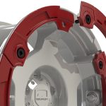 Modular Rash Ring Kit w/ Hardware Red 6-Spoke TeraFlex