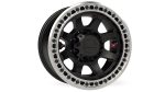 Olympus Beadlock Off-Road Wheel 8x6.5 Inch -12mm Metallic Black TeraFlex