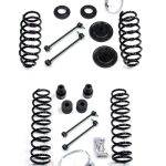 07-18 Wrangler JK 4 Door 4 Inch Coil Spring Base Lift Kit w/ Front Track Bar No Shocks TeraFlex