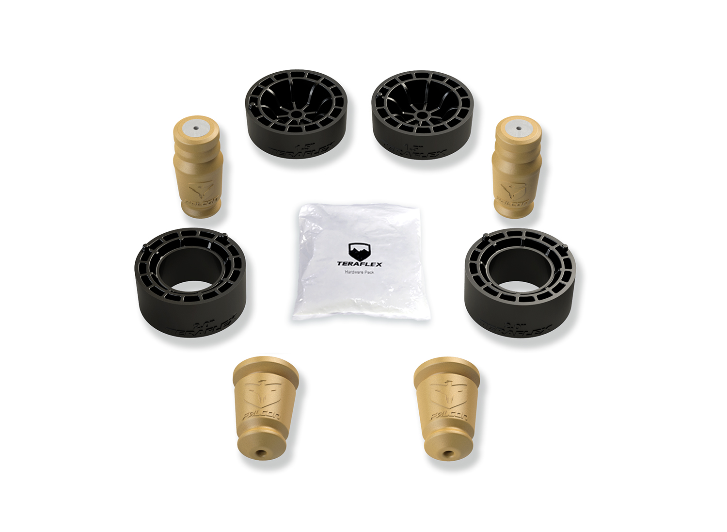 1165000-FNNT 18-Up Wrangler JL 4 Door 1.5 Inch Sport ST1 Spacer Lift System No Shocks TeraFlex - الصورة 1