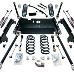 03-06 Wrangler TJ LWB 3 Inch Enduro LCG Long Arm Suspension System & 9550 VSS Twin-Tube Shocks TeraFlex