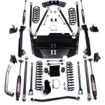 97-06 Jeep Wrangler TJ SWB 5 Inch Pro LCG Long Arm Suspension System & 9550 VSS Twin-Tube Shocks TeraFlex