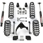 07-18 Wrangler JK 4 Door 2.5 Inch Coil Spring Base Lift Kit & 9550 VSS Twin-Tube Shocks TeraFlex