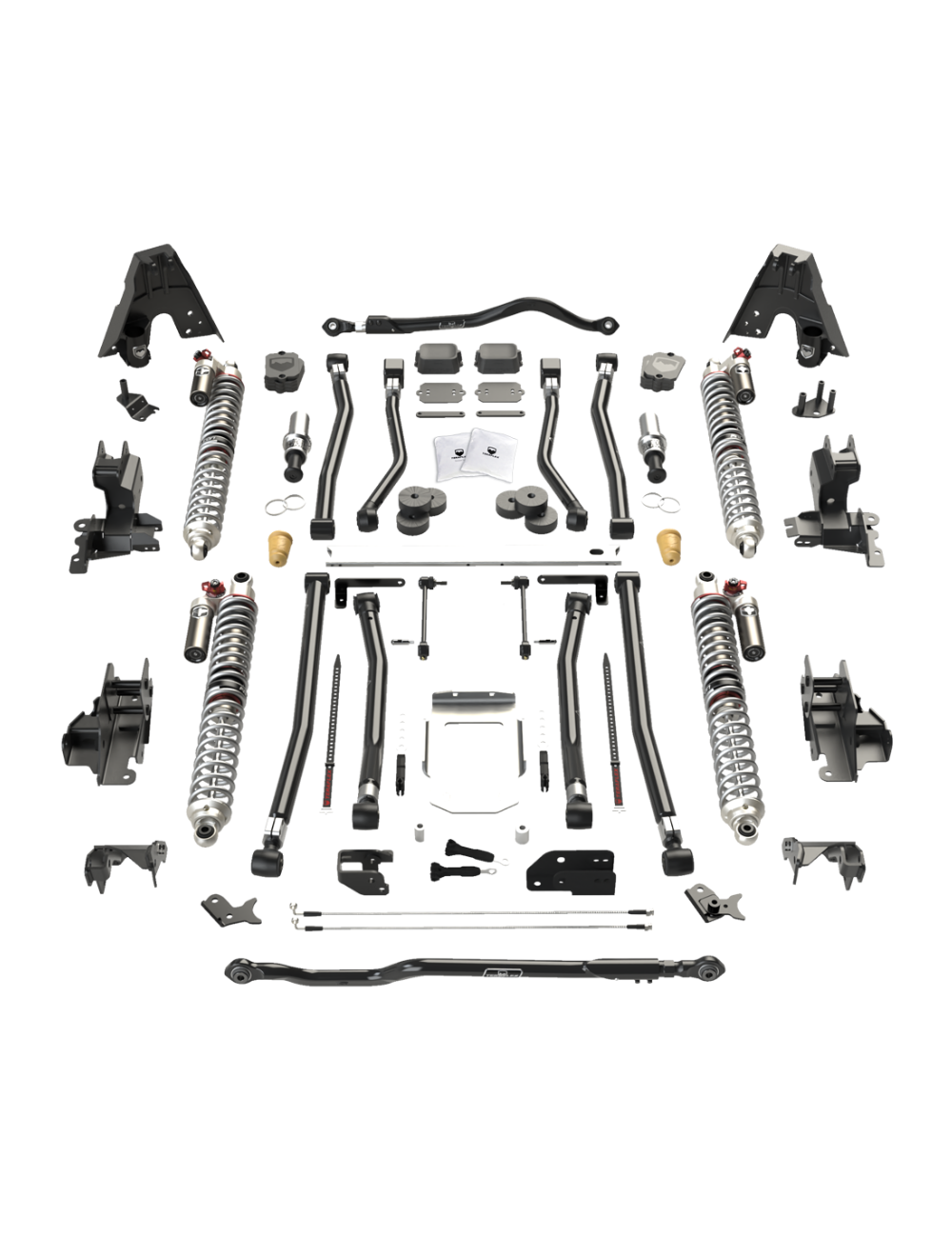 1357016-FNNT 18-Up Wrangler JL 4 Door Alpine RT Coilover Suspension System - 392 - F44/R60 TeraFlex - Image 1