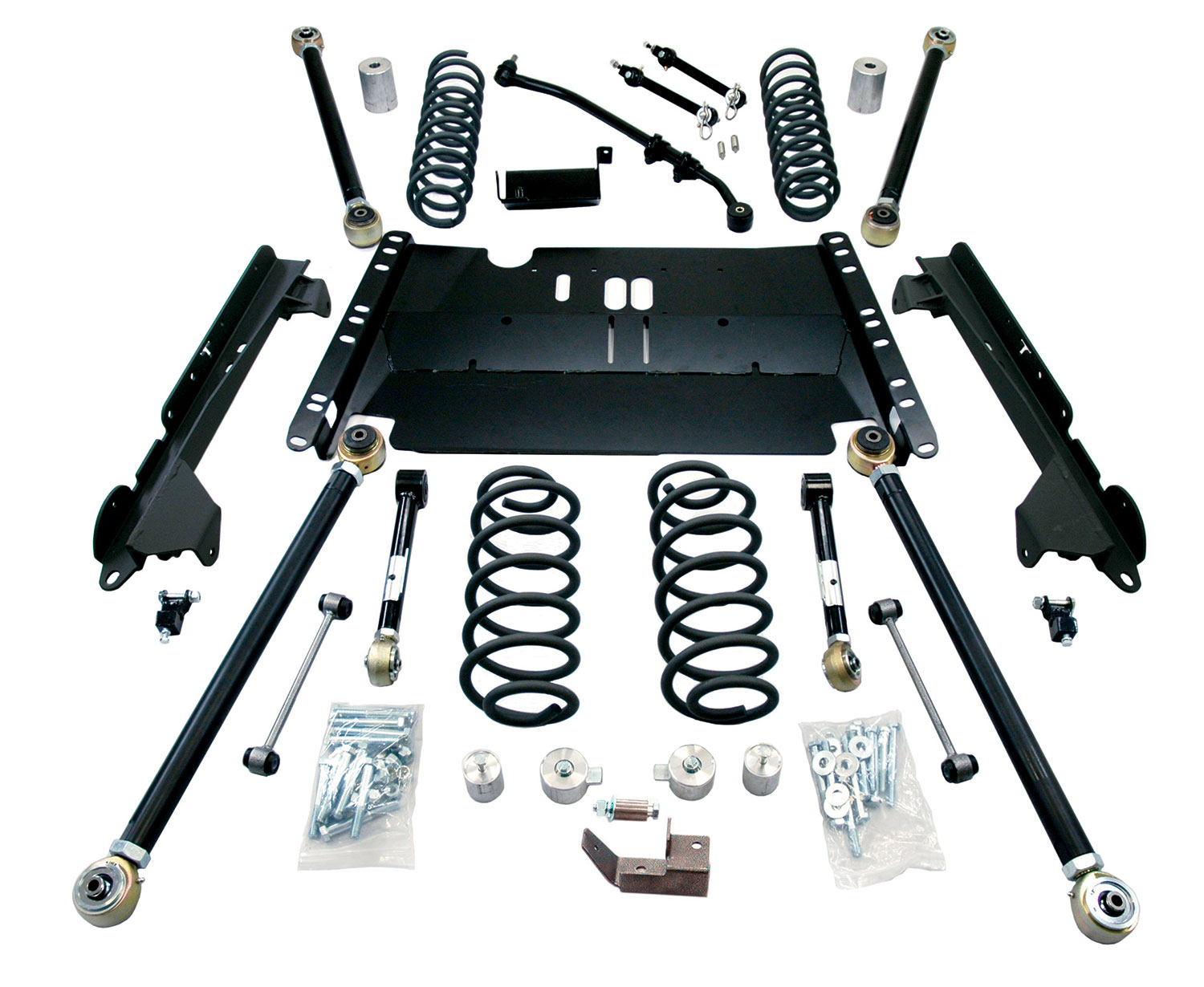 1449382-FNNT 03-06 Wrangler TJ LWB 3 Inch Enduro LCG Long Arm Suspension System No Shocks TeraFlex - الصورة 1