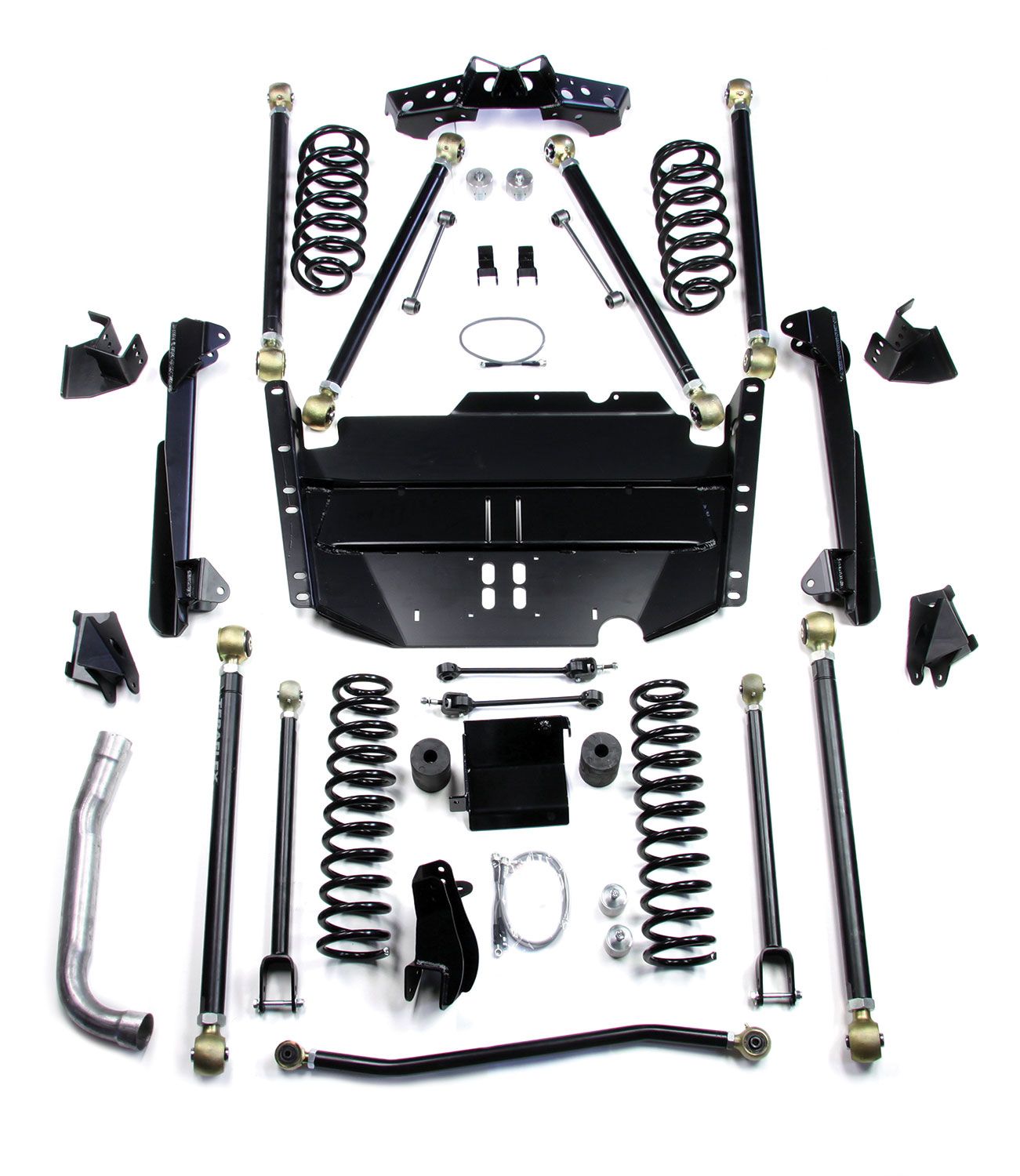 1449484-FNNT 03-06 Wrangler TJ LWB 4 Inch Pro LCG Long Arm Suspension System No Shocks TeraFlex - الصورة 1