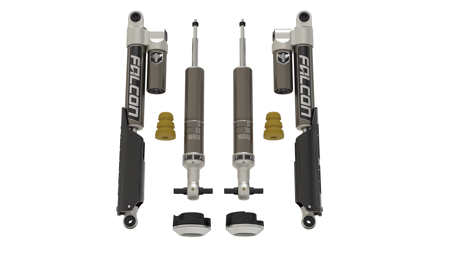 15-04-21-400-002-JFNV 2019+ Ford Ranger 2.25 Inch Sport Shock Leveling System Falcon Shocks - Image 1