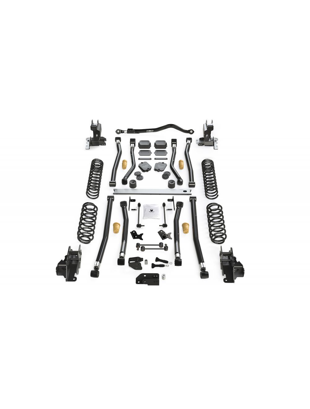 1524040-FNNT 18-Up Wrangler JL 4 Door 4.5 Inch Alpine CT4 Long Arm Suspension System No Shocks TeraFlex - الصورة 1