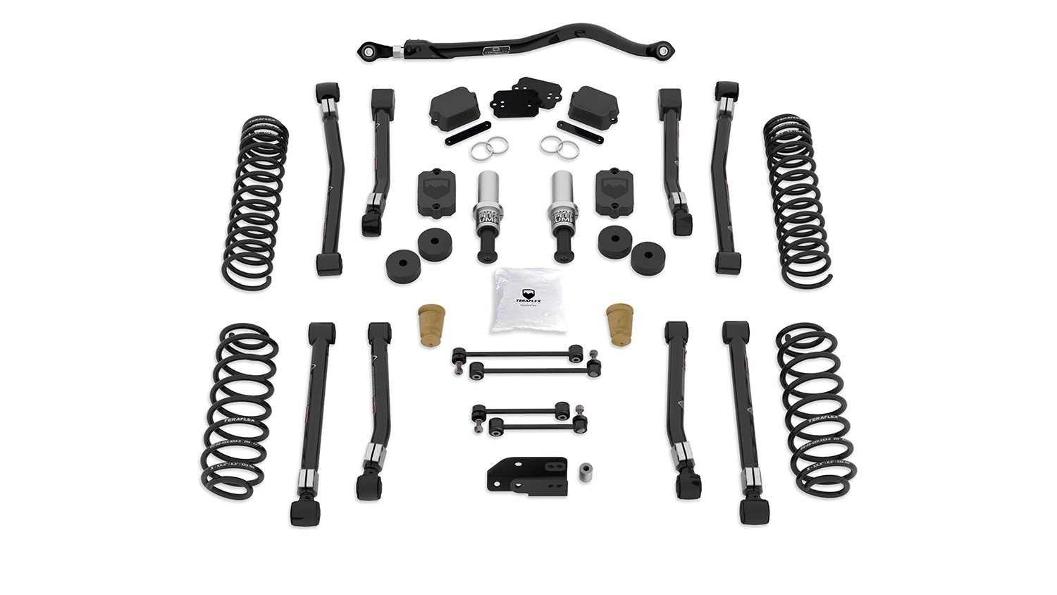 1532000-FNNT 18-Up Wrangler JL 4 Door 2.5 Inch Alpine RT2 Short Arm Suspension System No Shocks TeraFlex - الصورة 1