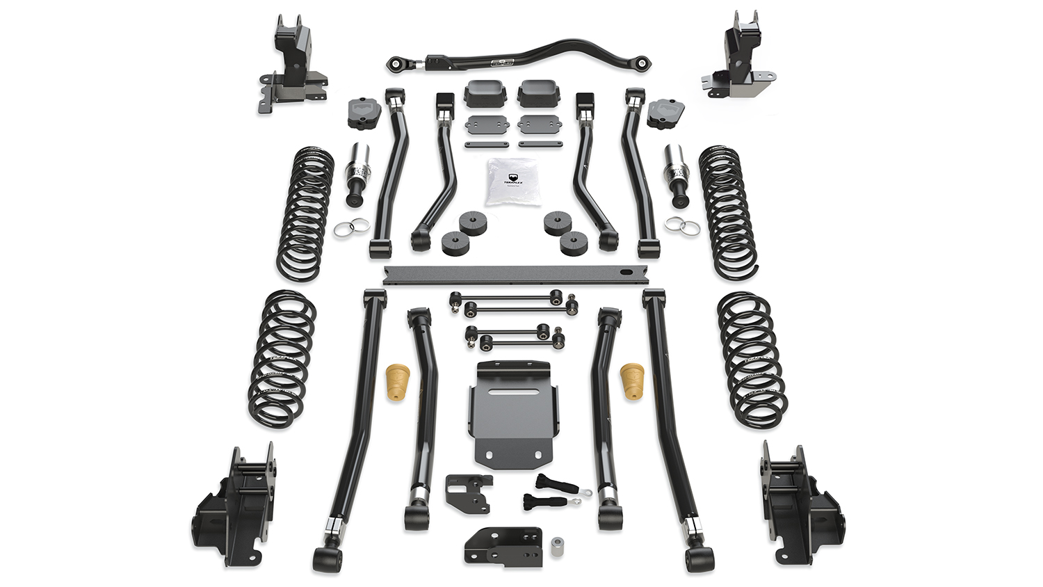 1533100-FNNT 18-Up Wrangler JL 2 Door 3.5 Inch Alpine RT3 Long Arm Suspension System No Shocks TeraFlex - Image 1