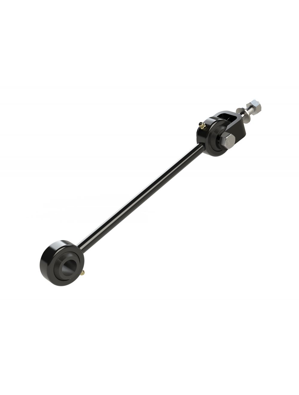 1600491-FNNT 97-06 Jeep Wrangler TJ 10 Inch Sway Bar Link Front Left w/ U-Bracket Stud & Grease Zerk 3-6 Inch Lift TeraFlex - Image 1