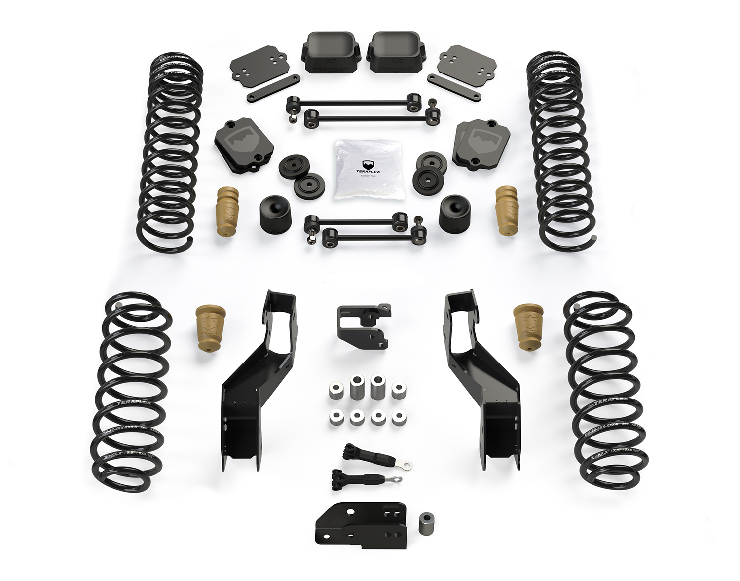 1613300-FNNT 18-Up Wrangler JL 2 Door 3.5 Inch Sport ST3 Suspension System No Shocks TeraFlex - الصورة 1