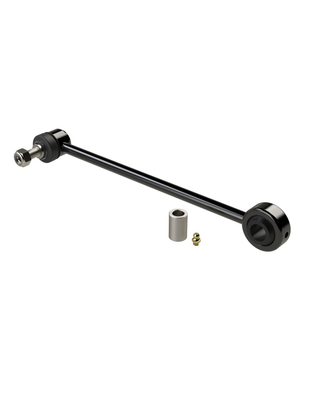 1753005-FNNT 07-18 Wrangler JK 10 Inch Front Sway Bar Link w/ Stud & Zerk 3-4 Inch Lift Inch Each TeraFlex - Image 1