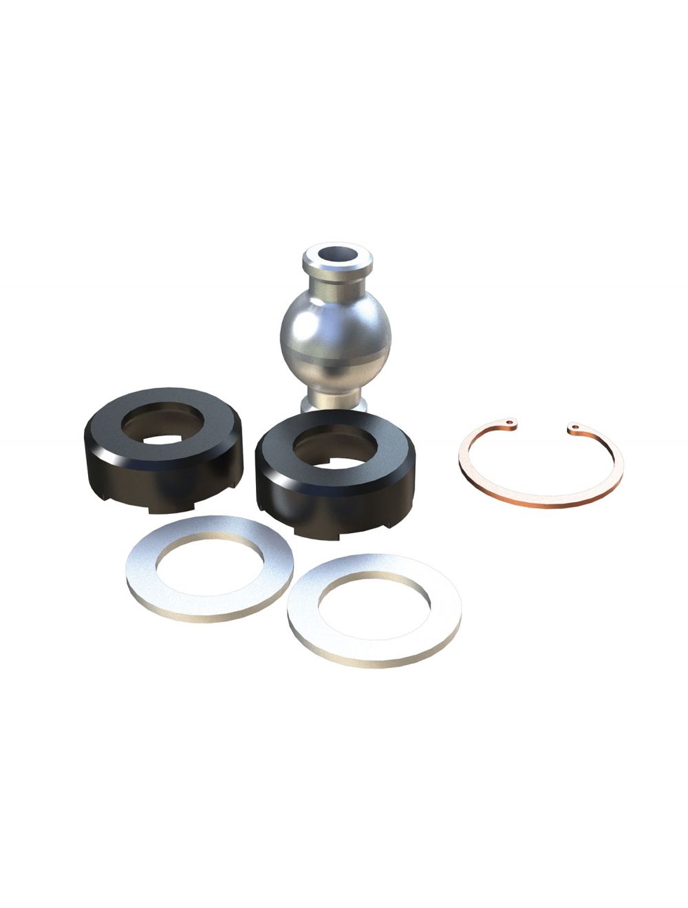 1951500-FNNT 07-18 Wrangler JK Joint Rebuild Kit Long Arm Upper Small Offset Front Axle/Rear Frame TeraFlex - الصورة 1