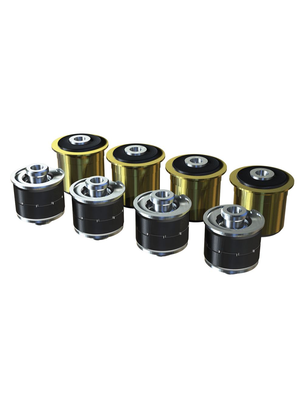 1952600-FNNT 97-06 Jeep Wrangler TJ Joint Rebuild Kit 4 Lower Short/Long Arms TeraFlex - الصورة 1