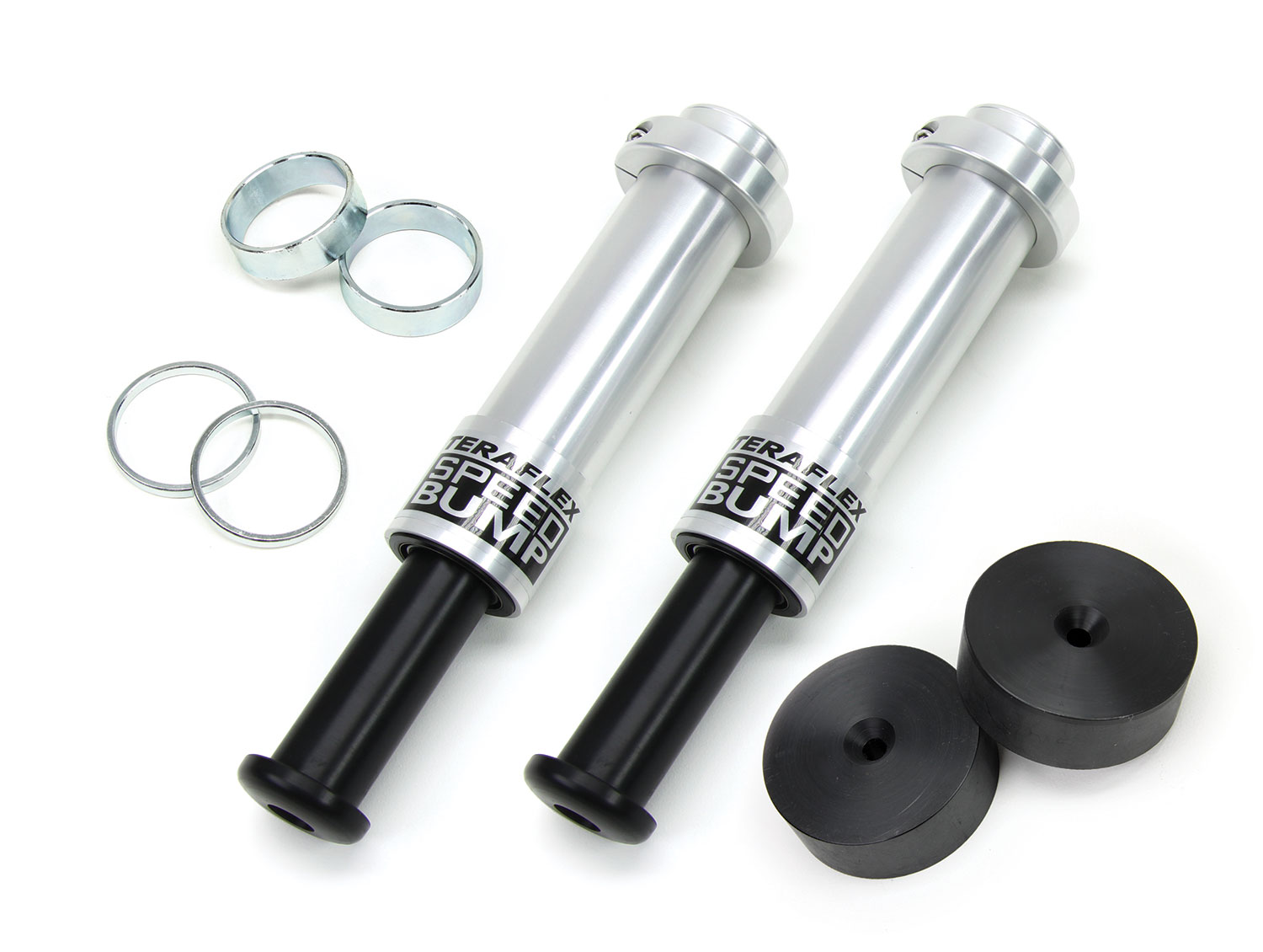 1958251-FNNT 07-18 Wrangler JK Prerunner SpeedBump Bump Stop Kit Front 3-3.5 Inch Lift TeraFlex - Image 1