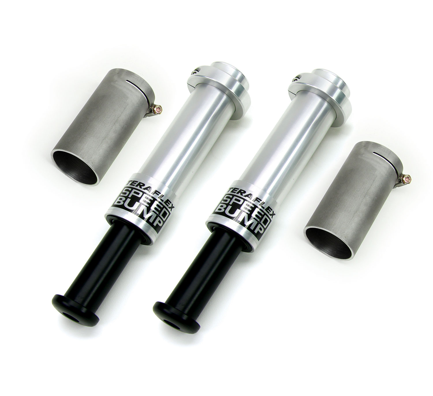 1958260-FNNT 07-18 Wrangler JK Prerunner SpeedBump Bump Stop Kit w/ Frame Bracket Rear 3 Inch Lift TeraFlex - Image 1