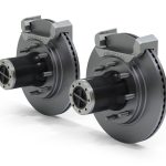 07-18 Wrangler JK Dana 30/44 Front Axle 8-Lug Locking Hub Conversion Kit w/ Vented Big Rotors TeraFlex