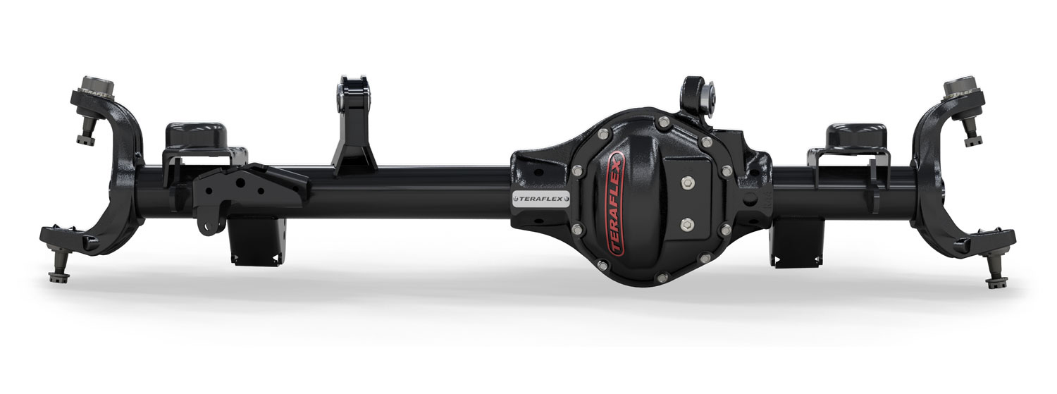 ٣٥٢٤٤٨٨-FNNT 07-18 Wrangler JK Rubicon Tera44 Rubicon HD Front Axle w/ 4.88 Ratio R&P & OEM Locker 0-3 Inch Lift TeraFlex - الصورة 1