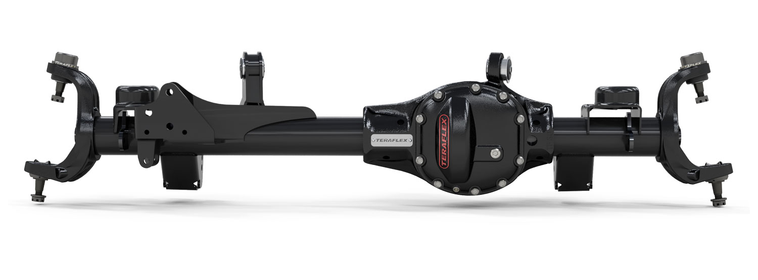 3534456-FNNT 07-18 Wrangler JK Tera30 HD Front Axle Housing w/ 4.56 Ratio R&P & ARB Locker 4-6 Inch Lift TeraFlex - الصورة 1