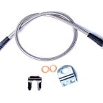 97-06 Jeep Wrangler TJ 26 Inch Stainless Steel Braided Brake Line Kit Rear TeraFlex