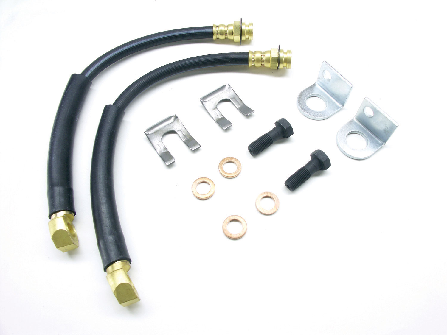 4355400-FNNT 97-06 Jeep Wrangler TJ Rear Disc Brake Hose Kit TeraFlex - Image 1