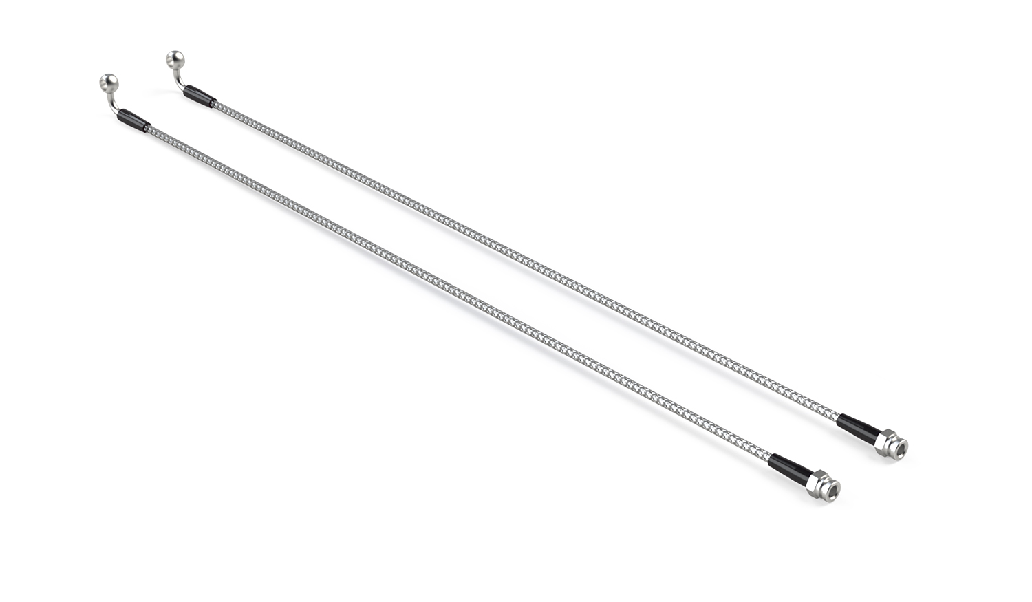4356100-FNNT 18-Up Wrangler JT/Gladiator 33 Inch Stainless-Steel Braided Brake Line Kit Rear TeraFlex - الصورة 1