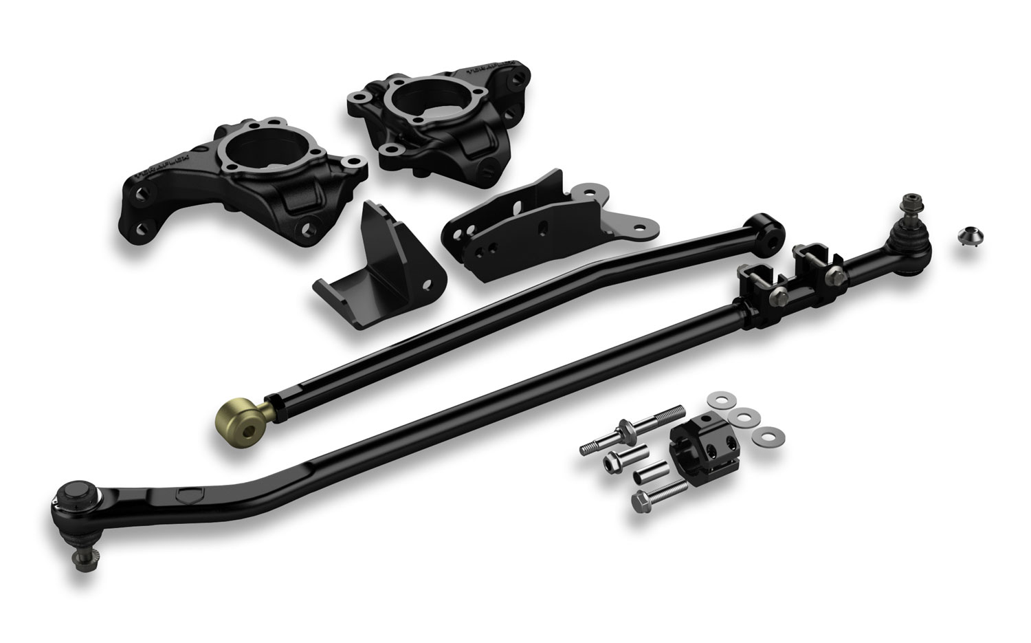 ٤٣٩٠٩٧٥-فنات 07-18 Wrangler JK Dana 30/44 High Steer System w/ HD Forged Drag Link Flip Kit No Tie Rod s TeraFlex - الصورة 1