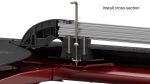 ⁦07-18 Wrangler JK 4 Door Nebo Roof Rack Main Rail Kit Black TeraFlex⁩ - الصورة ⁦3⁩