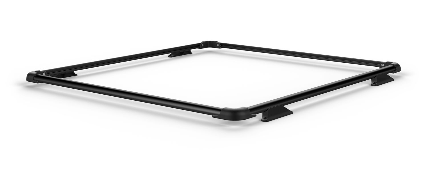 4722075-FNNT 07-18 Wrangler JK 4 Door Nebo Roof Rack Raised Rail Kit Black TeraFlex - Image 1
