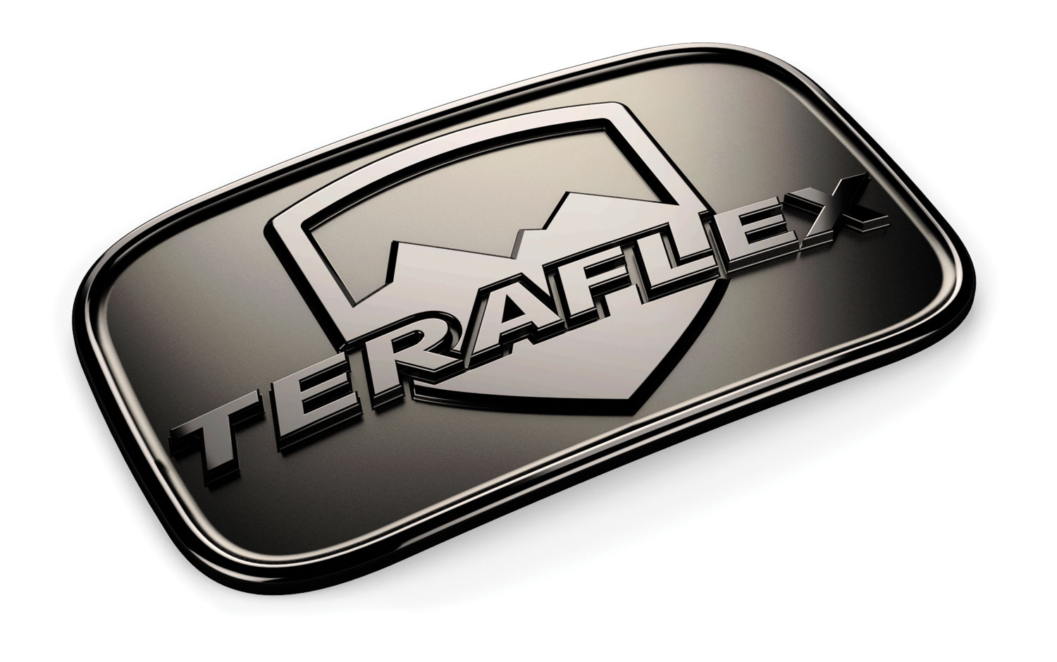4798000-FNNT 07-18 Wrangler JK TeraFlex Logo License Plate Delete Badge TeraFlex - Image 1