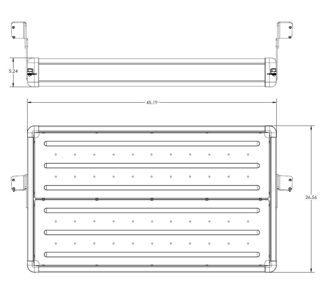 4820010_1-FNNT 07-18 Wrangler JK 4 Door Wasatch Side Panel Kit Black TeraFlex - الصورة 1