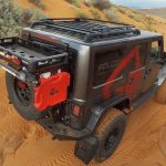 07-18 Wrangler JK Alta Cargo Rack Black Rails TeraFlex