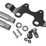 07-18 Wrangler JK Alpha License Plate & 3rd Brake Light Mount Kit w/ Lug Nuts TeraFlex