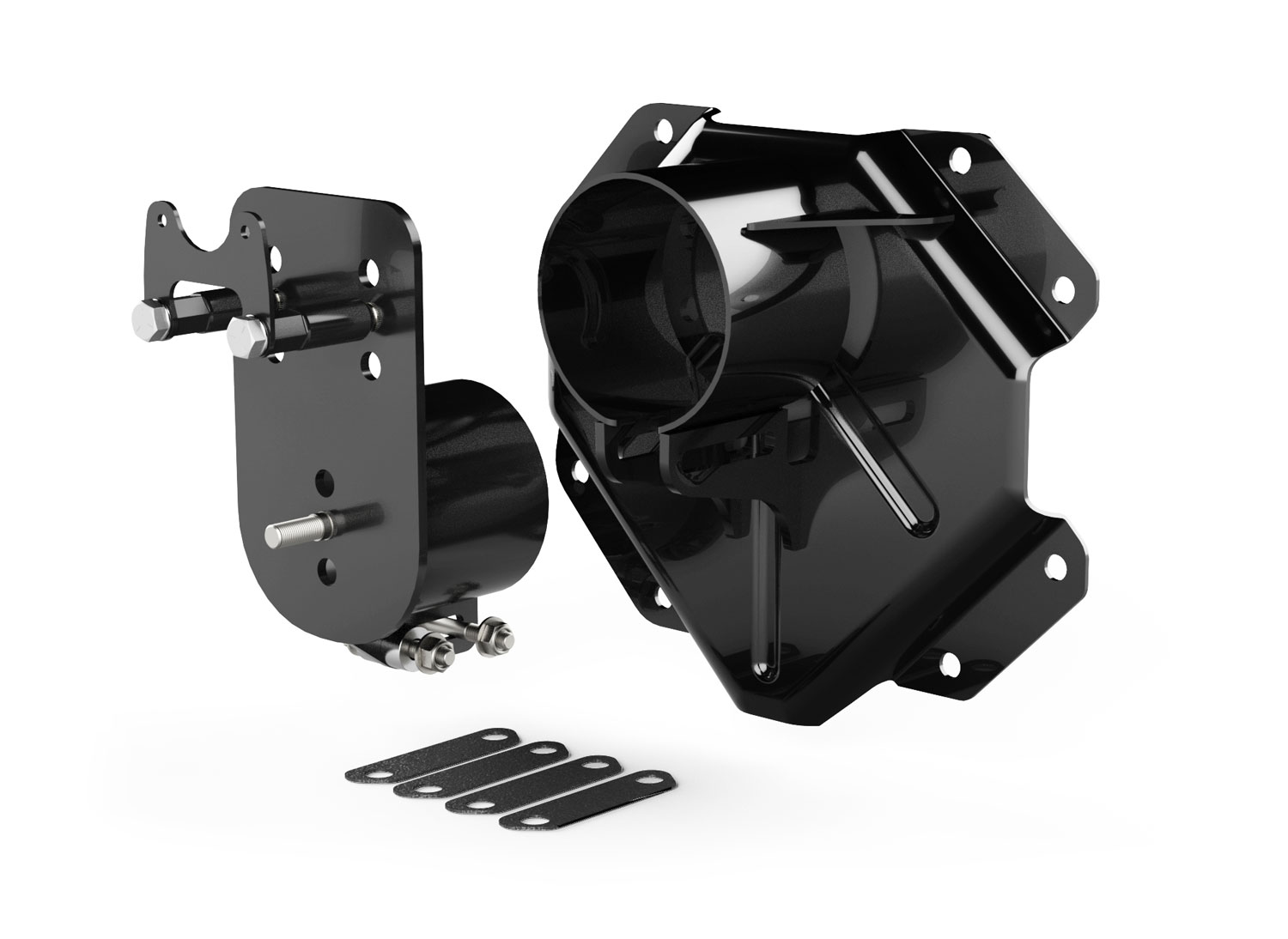 4838235-FNNT 07-18 Wrangler JK Alpha HD Adjustable Spare Tire Mount Kit 5x5.5 Inch TeraFlex - الصورة 1