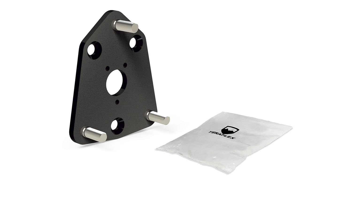 4838930-FNNT 18-Up Wrangler JL Alpha HD 8-Lug Spare Tire Mount Adapter Kit 5x5 Inch to 8x6.5 Inch TeraFlex - Image 1