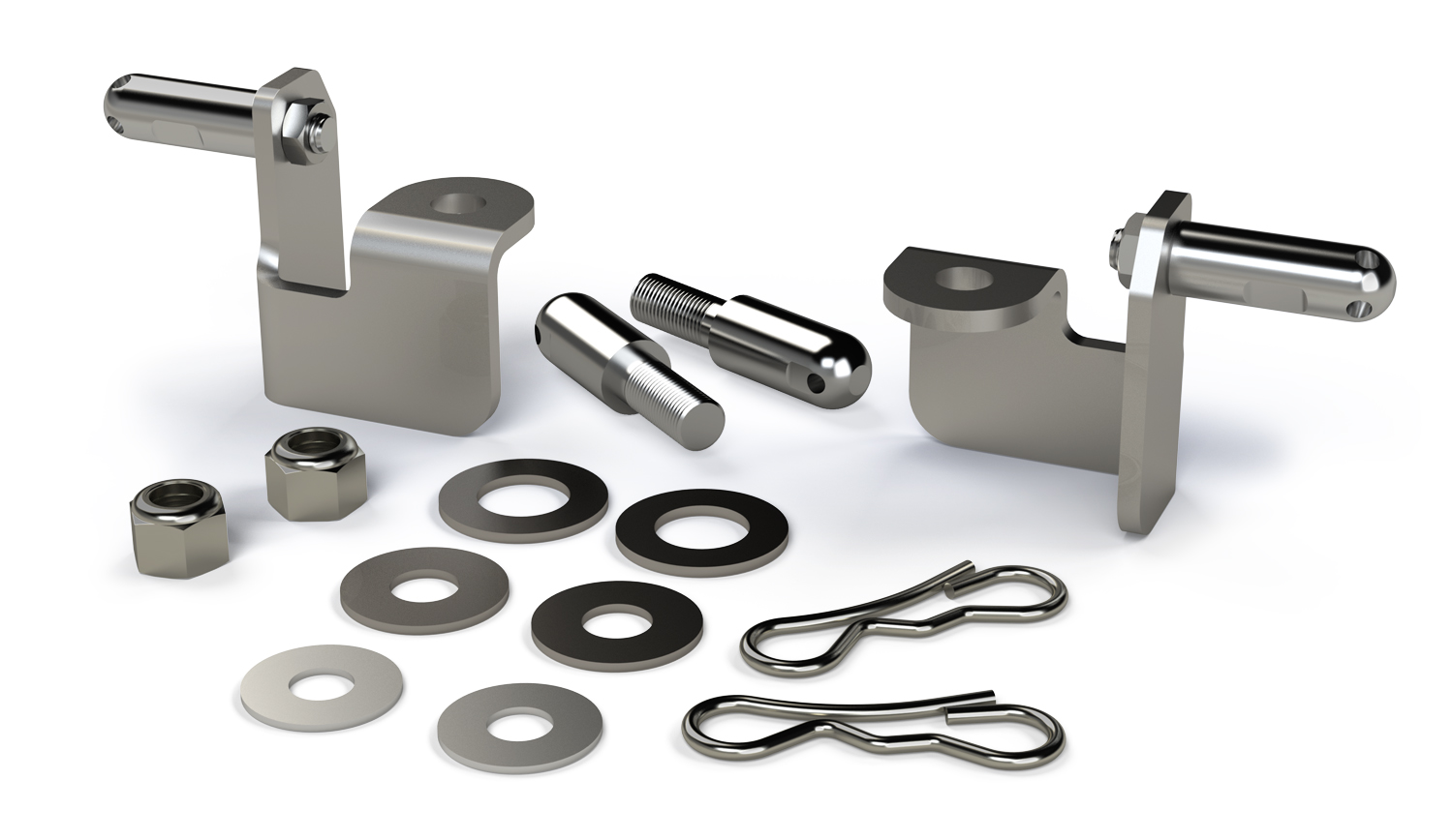 ٦٠٠٠٩٣-FNNT 07-18 Wrangler JK Front Sway Bar Quick Disconnect Upgrade Kit TeraFlex - الصورة 1