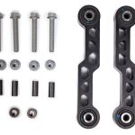 Jeep Front Sway Bar End Link Kit Yeti XD Black Fits 2.5- 3.5 Inch Lift For 07-24 Wrangler JK/JL/Gladiator Steer Smarts