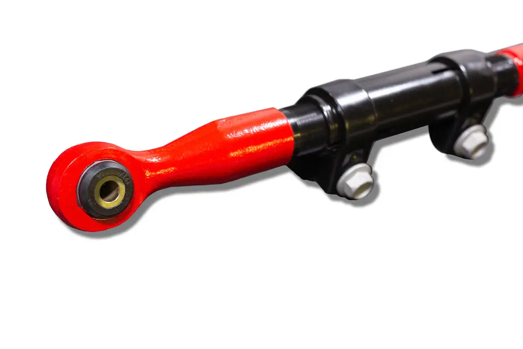 75039001_2-GQSK Jeep Pro-Series Front Adjustable Track Bar Yeti XD Red For 07-18 Wrangler JK Steer Smarts - Image 1