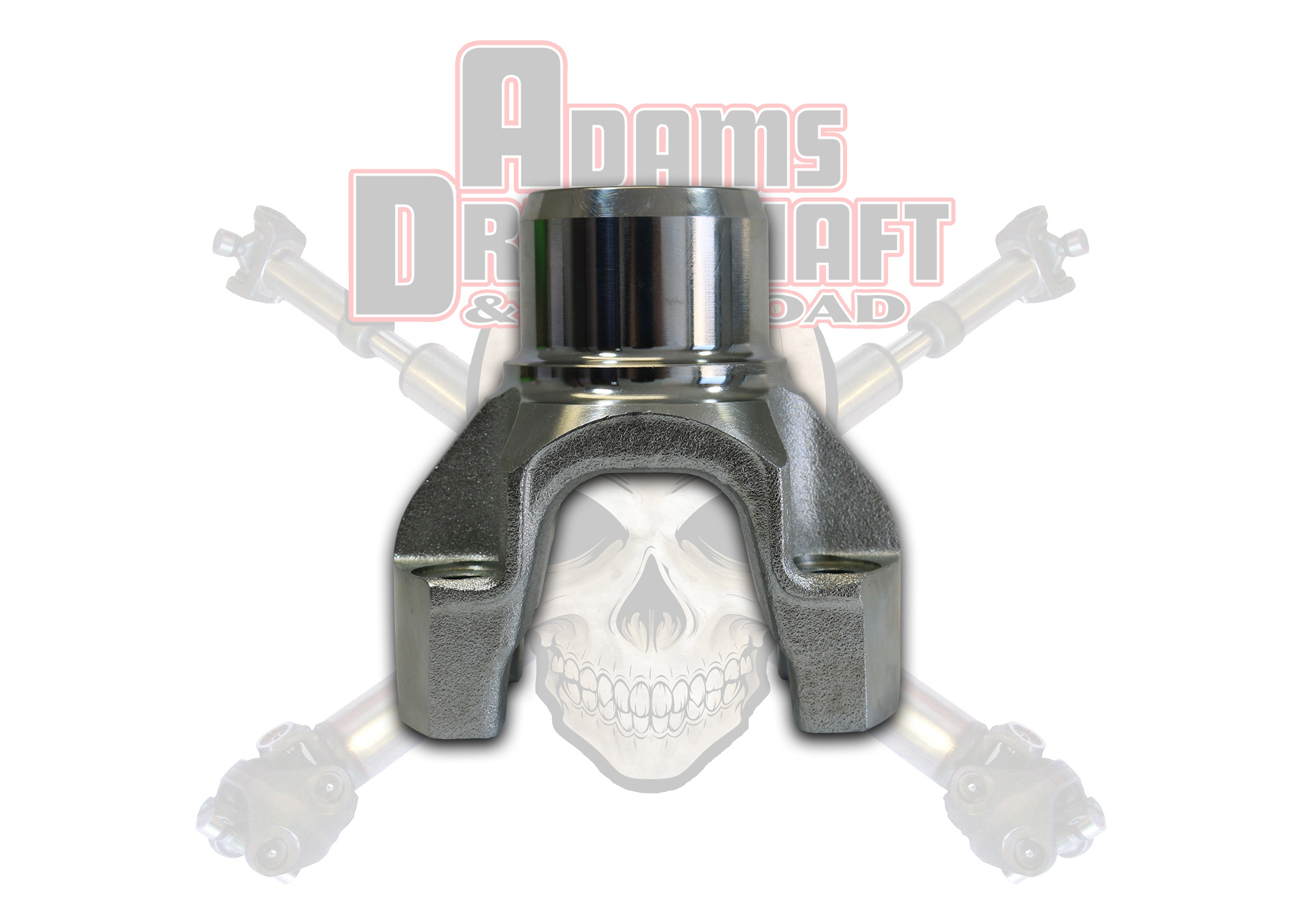 ASDFRJL-PMCV01-HVHK Adams Forged Jeep JL Rear 1350 Series Half Round CV Transfer Case Yoke - الصورة 1
