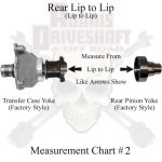 JK Rear 1350 Solid CV Driveshaft 2 Door Adams Driveshaft - Image 4