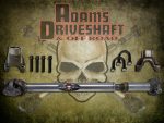 JL Rear 1310 Solid CV Driveshaft 4 Door (Sport - Sahara) Pinion Yoke Style Adams Driveshaft - Image 2