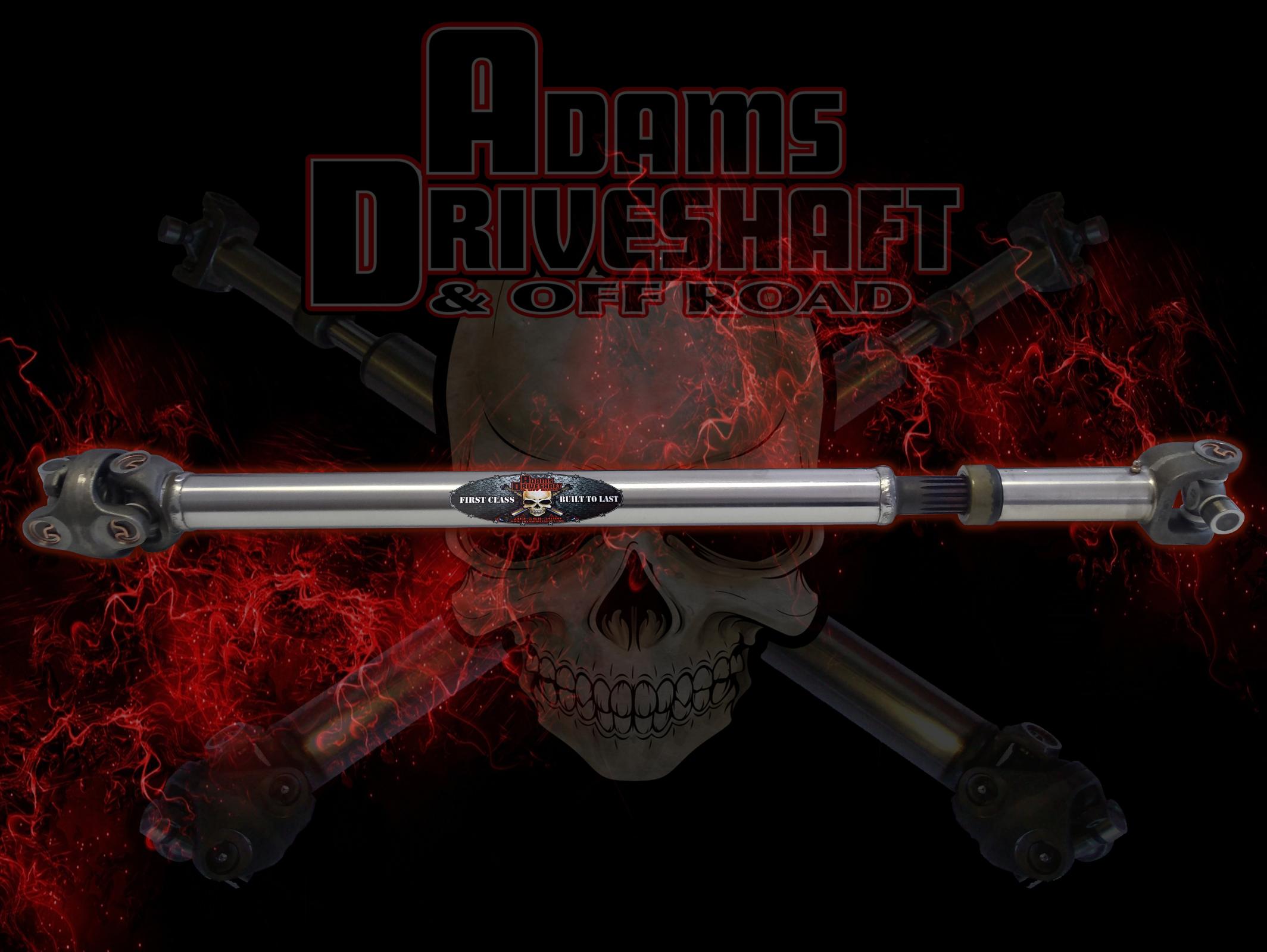 ASDLJ-1310CVF-S_1-HVHK Adams Driveshaft Front LJ Non Rubicon 1310 CV Driveshaft Extreme Duty Series - الصورة 1