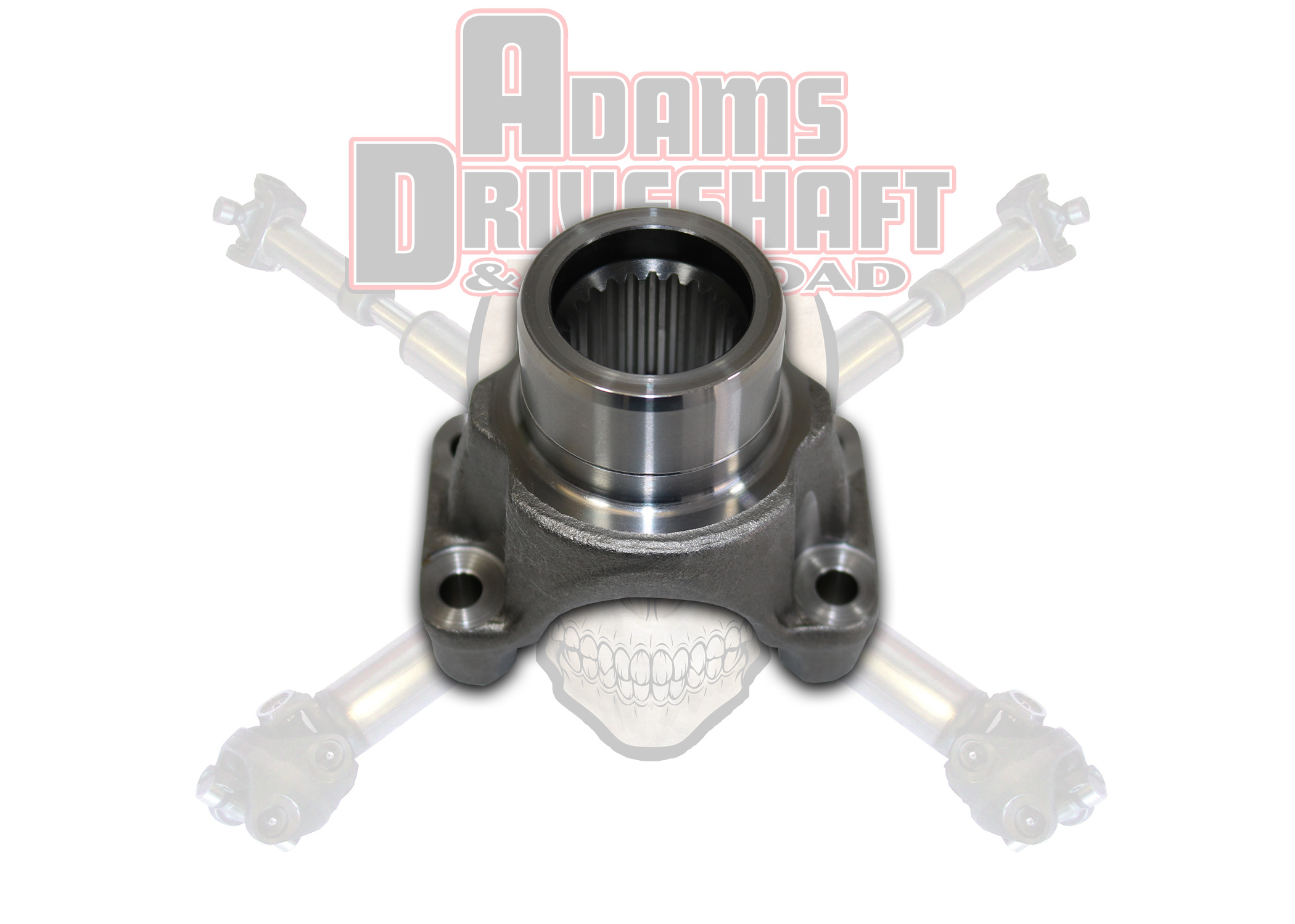 ASDRJL-PM1001-SA-HVHK Adams Forged Jeep JL Sahara Rear 1310 Series Pinion Yoke U-Bolt Style With An M200 Differential - الصورة 1