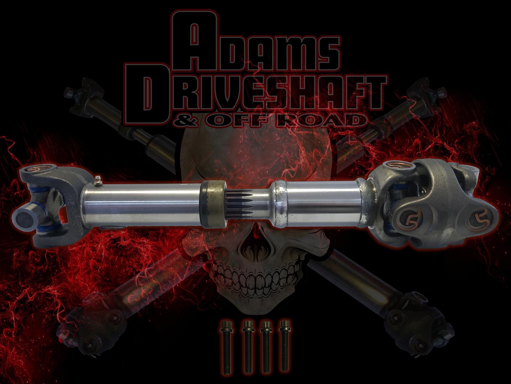 ASDTJ-1310CVR-G_1-HVHK Adams Driveshaft TJ Rear Non Rubicon 1310 CV Driveshaft Heavy Duty Series - الصورة 1