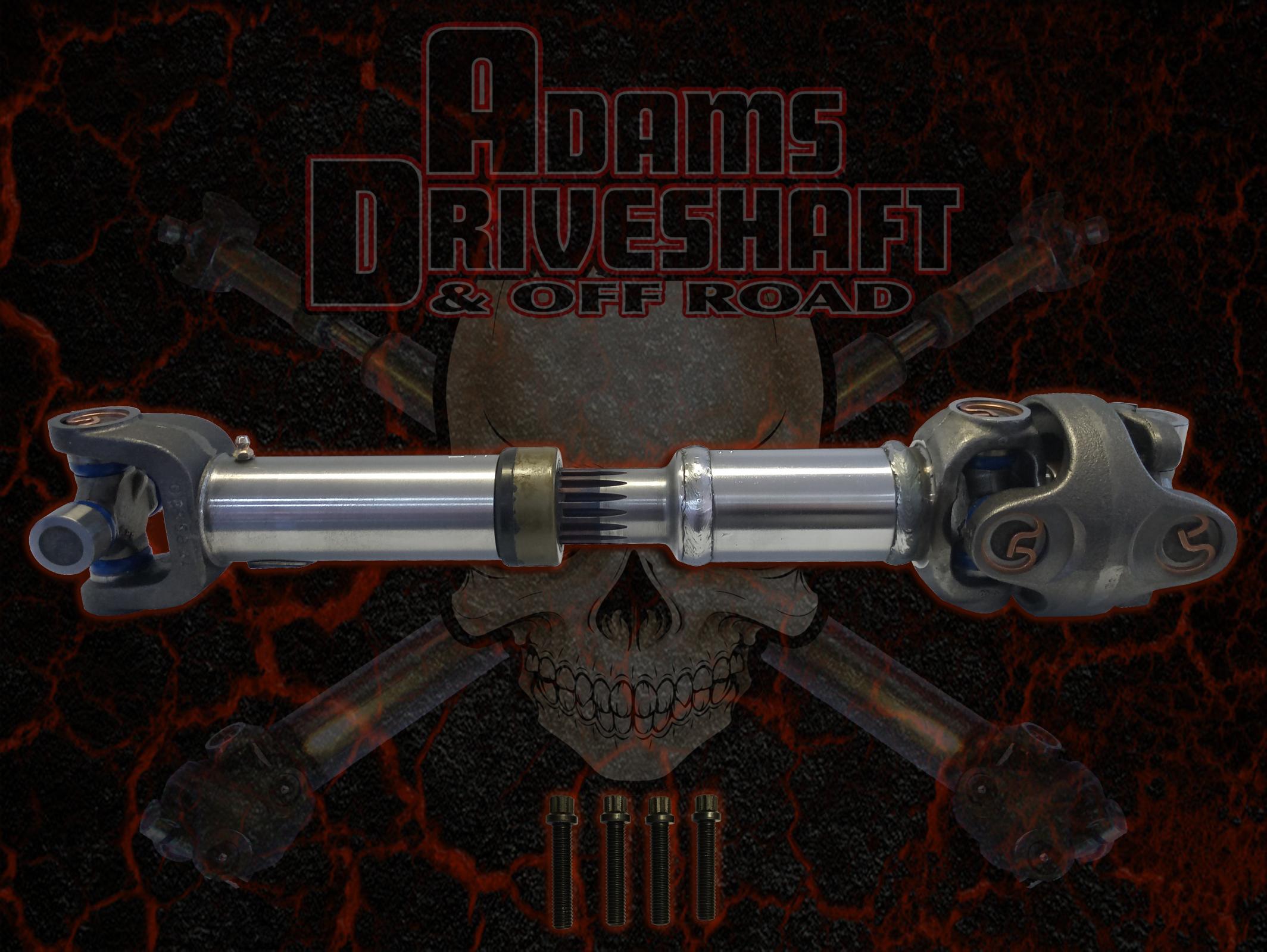 ASDYJ-1310CVR-S_1-HVHK Adams Driveshaft YJ Rear 1310 CV Driveshaft 1987 - 1993 Extreme Duty Series - الصورة 1