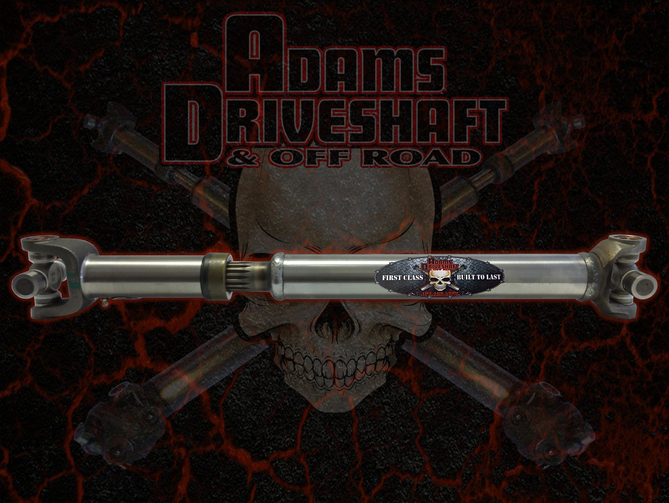 ASDYJ-1310SF-S_1-HVHK Adams Driveshaft YJ Front Slip N Stub 1310 Driveshaft Extreme Duty Series - الصورة 1