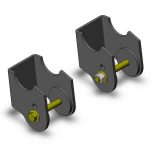 ⁦Jeep Grand Cherokee Front Lower Control Arm Brackets 1999-2004 WJ Clayton Off Road⁩ - الصورة ⁦2⁩
